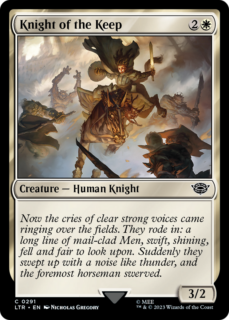 Knight of the Keep (LTR-291) [The Lord of the Rings: Tales of Middle-earth] Foil