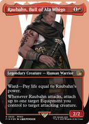 Raubahn, Bull of Ala Mhigo (Borderless) (Surge Foil) (FIN-533) [FINAL FANTASY] (Borderless) Foil