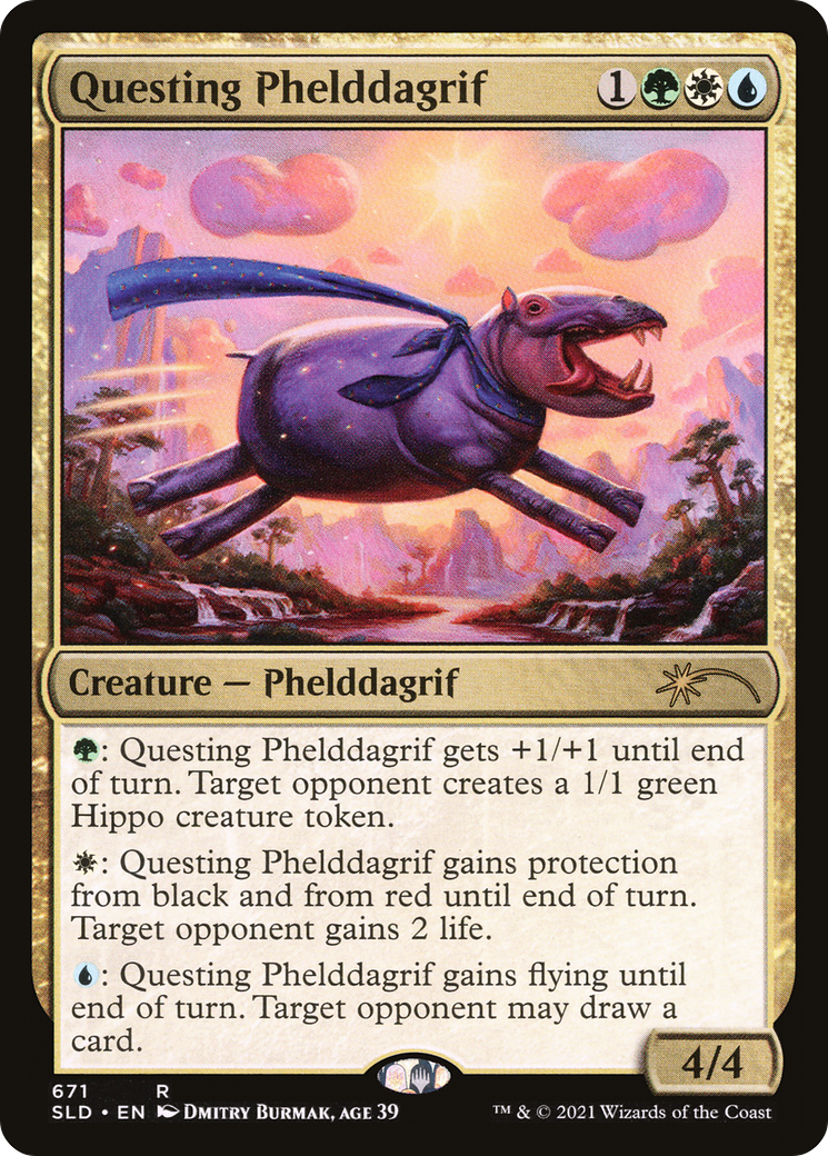 Questing Phelddagrif (SLD-671) [Secret Lair Drop] Foil