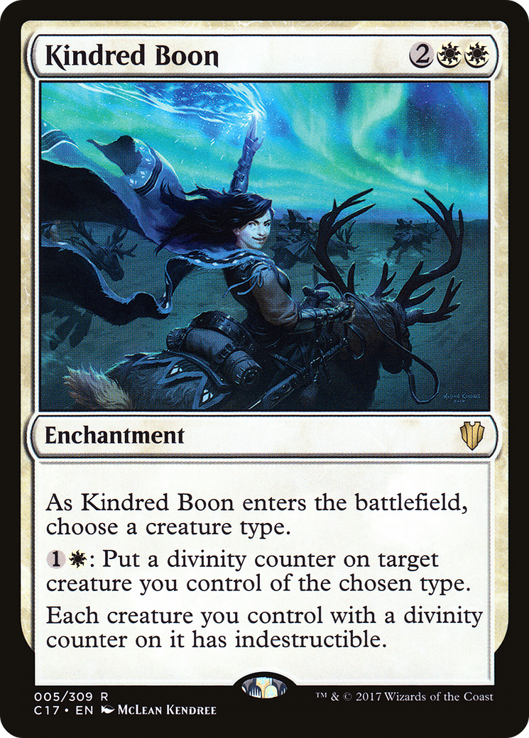 Kindred Boon (C17-005) [Commander 2017]