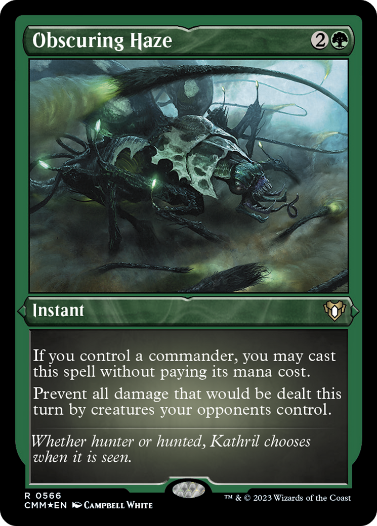 Obscuring Haze (CMM-566) [Commander Masters] Etched Foil