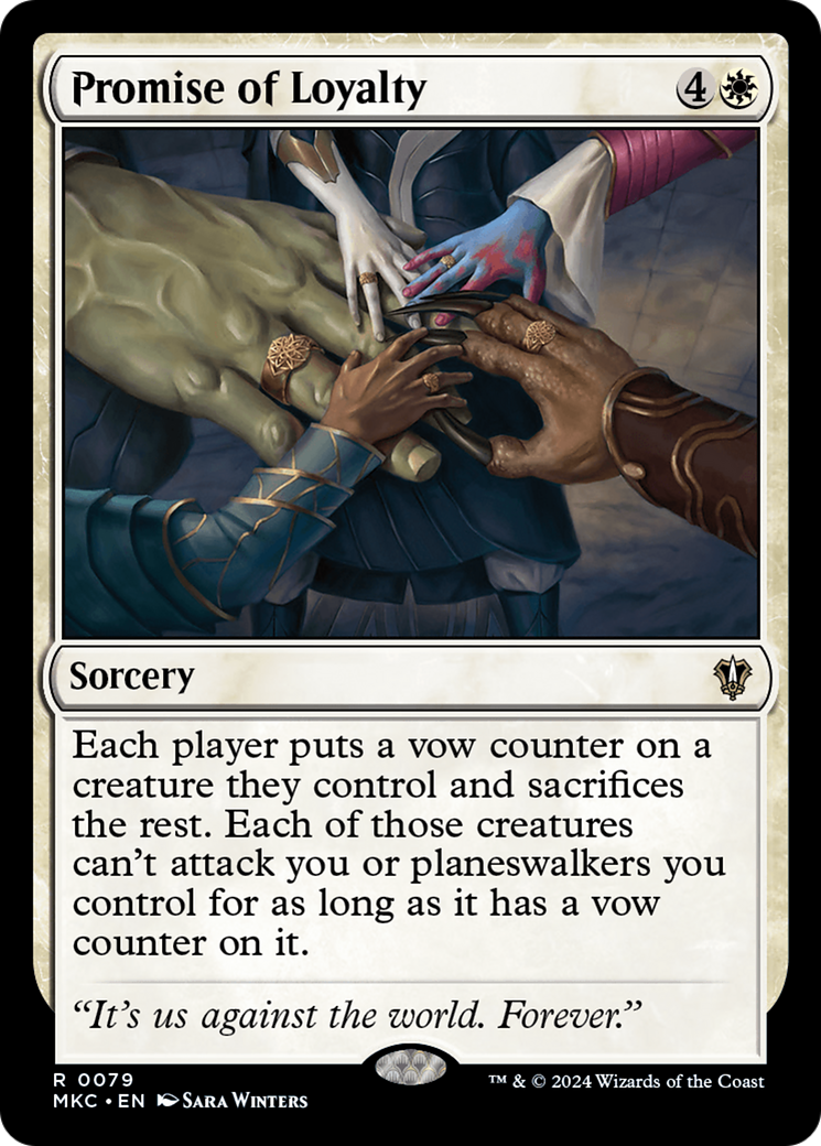 Promise of Loyalty (MKC-079) [Murders at Karlov Manor Commander]