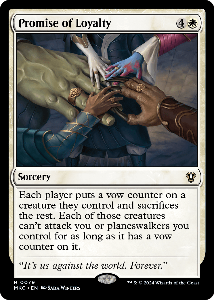 Promise of Loyalty (MKC-079) [Murders at Karlov Manor Commander]
