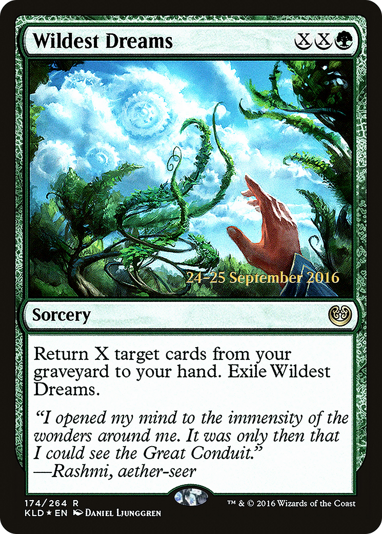 Wildest Dreams (PRE-174S) [Kaladesh Promos] Foil