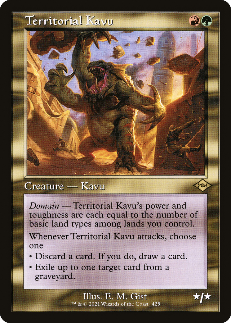 Territorial Kavu (Retro Frame) (MH2-425) [Modern Horizons 2] Foil