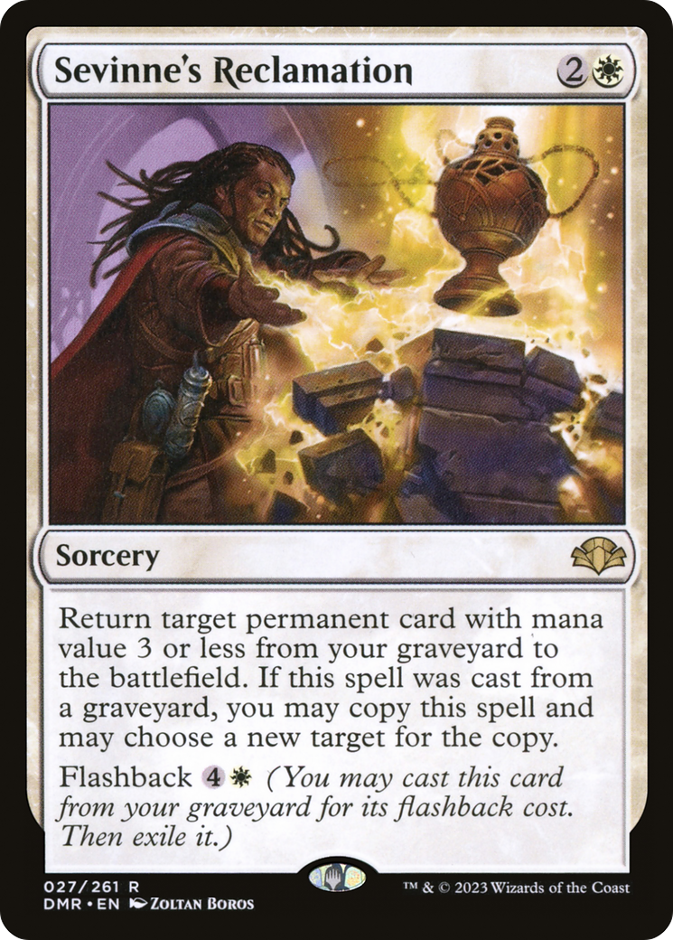 Sevinne's Reclamation (DMR-027) [Dominaria Remastered] Foil