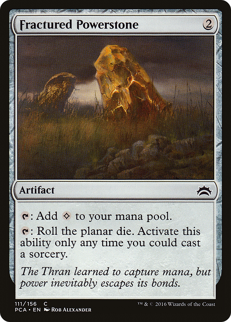 Fractured Powerstone (PCA-111) [Planechase Anthology]