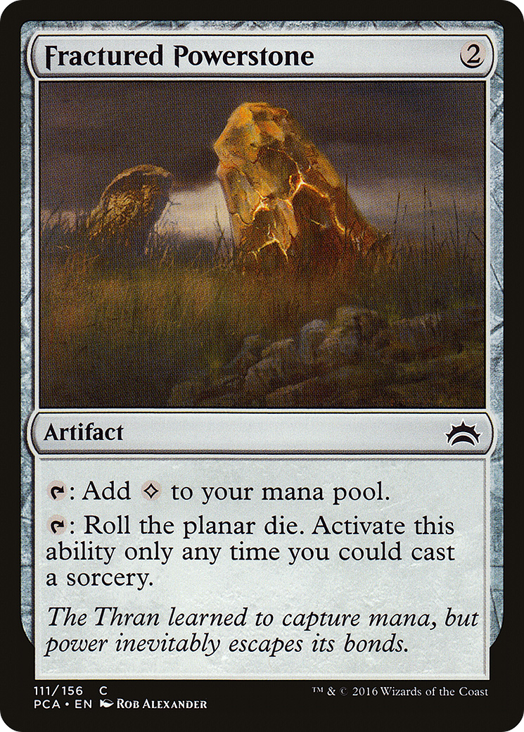 Fractured Powerstone (PCA-111) [Planechase Anthology]
