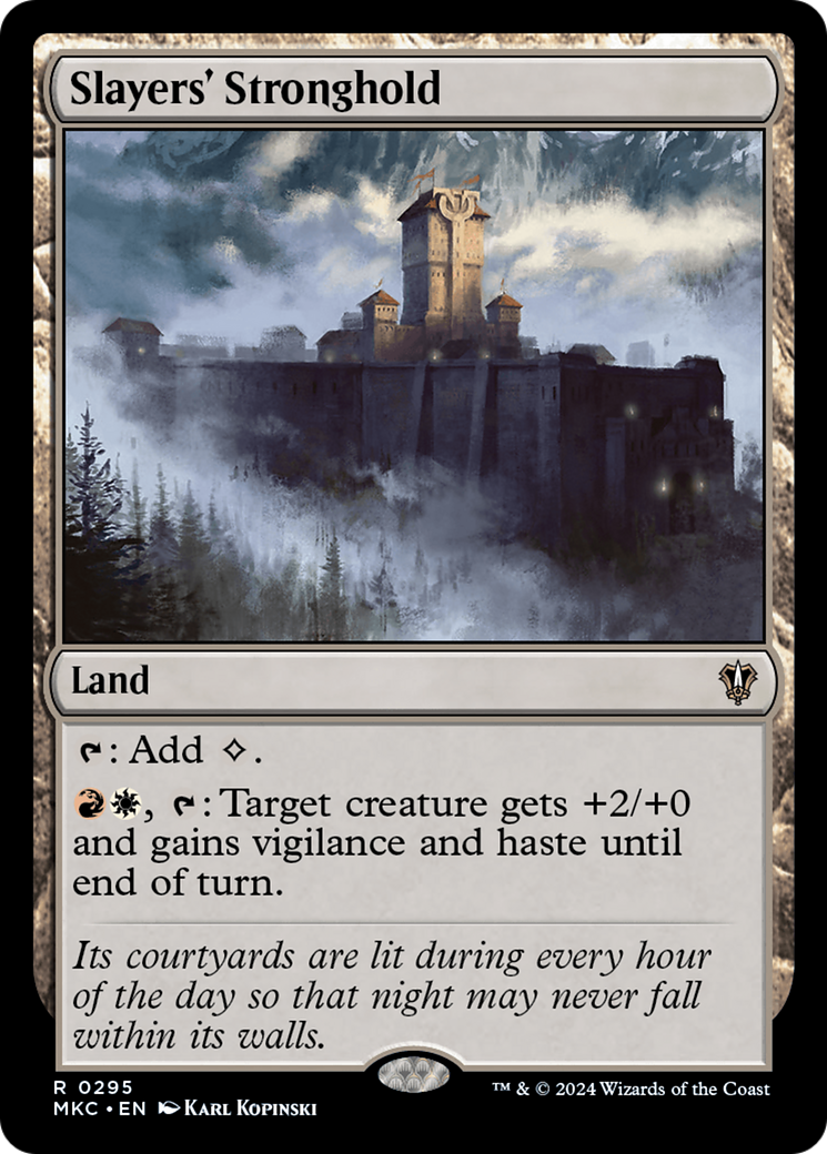 Slayers' Stronghold (MKC-295) [Murders at Karlov Manor Commander]