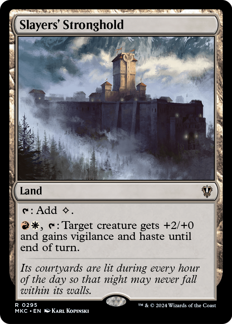 Slayers' Stronghold (MKC-295) [Murders at Karlov Manor Commander]