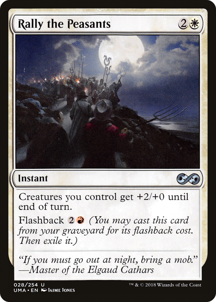 Rally the Peasants (UMA-028) [Ultimate Masters] Foil