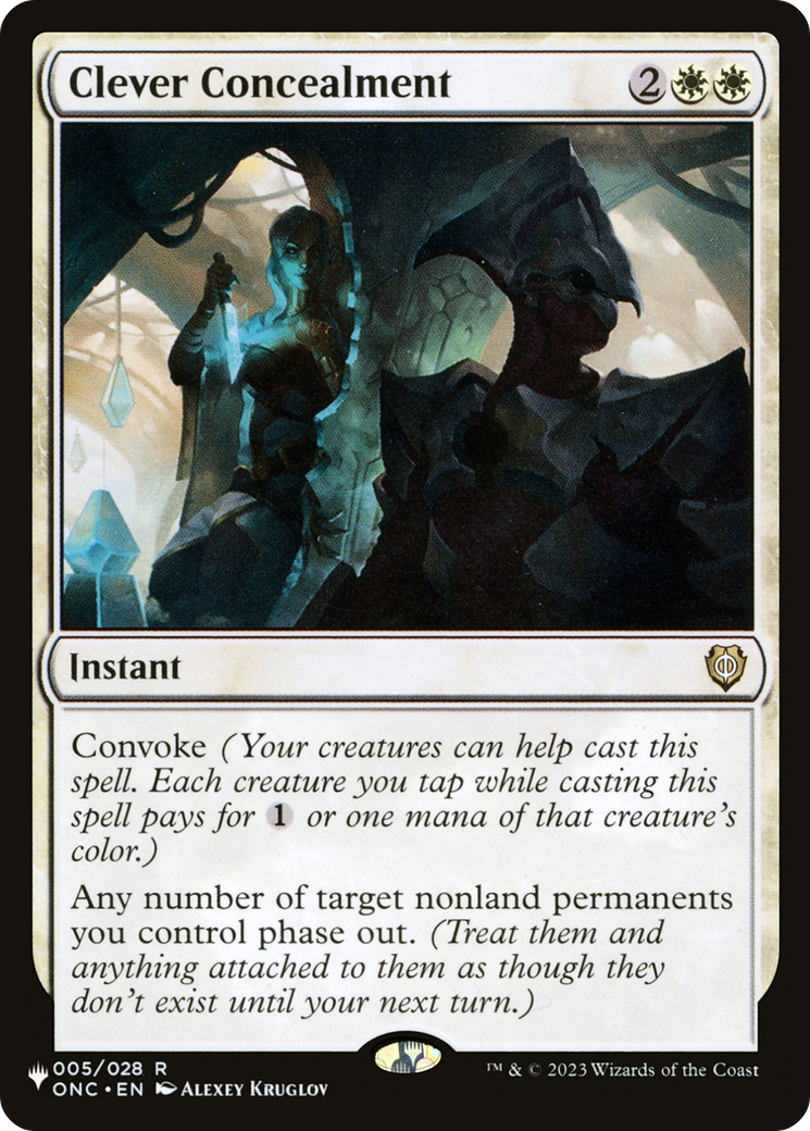 Clever Concealment (LIST-ONC-5) [The List]