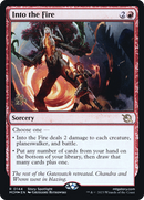 Into the Fire (PRE-144S) [March of the Machine Promos] Foil