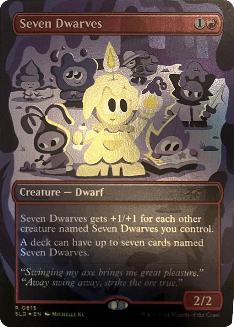 Seven Dwarves (SLD-815) [Secret Lair Drop] (Borderless) Foil