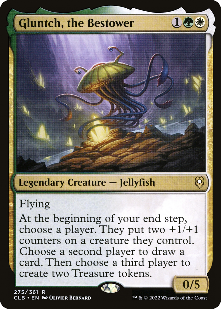Gluntch, the Bestower (CLB-275) [Commander Legends: Battle for Baldur's Gate]