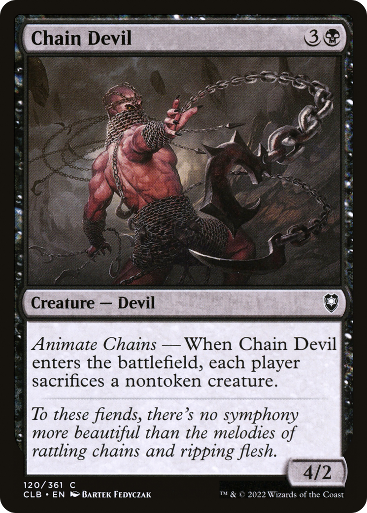 Chain Devil (CLB-120) [Commander Legends: Battle for Baldur's Gate]