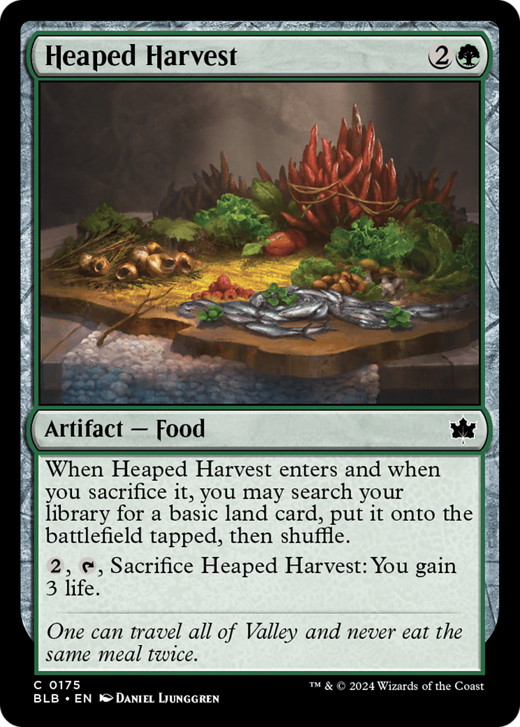 Heaped Harvest (BLB-175) [Bloomburrow] Foil