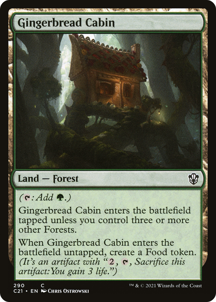 Gingerbread Cabin (C21-290) [Commander 2021]