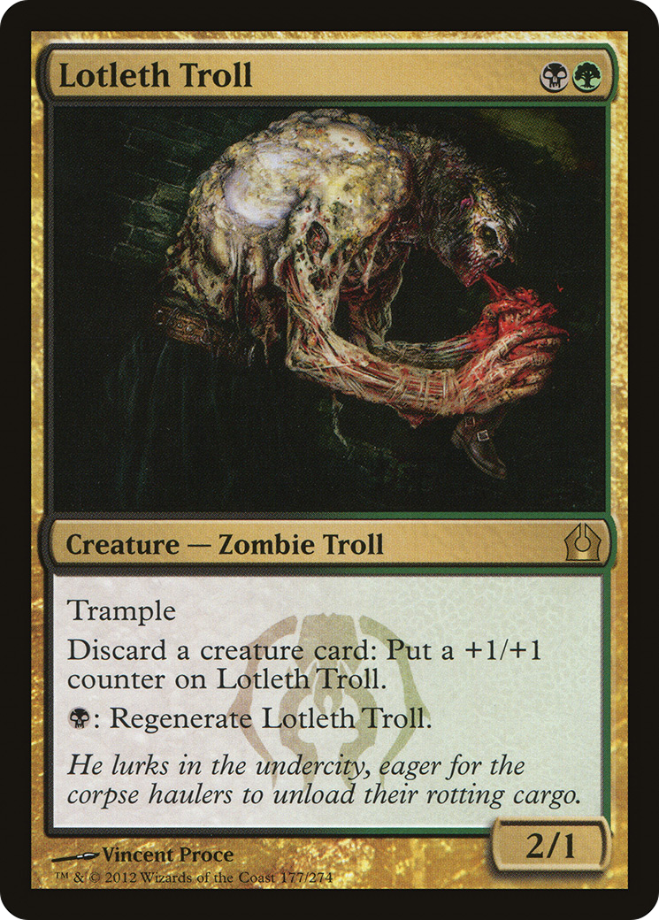 Lotleth Troll (RTR-177) [Return to Ravnica]