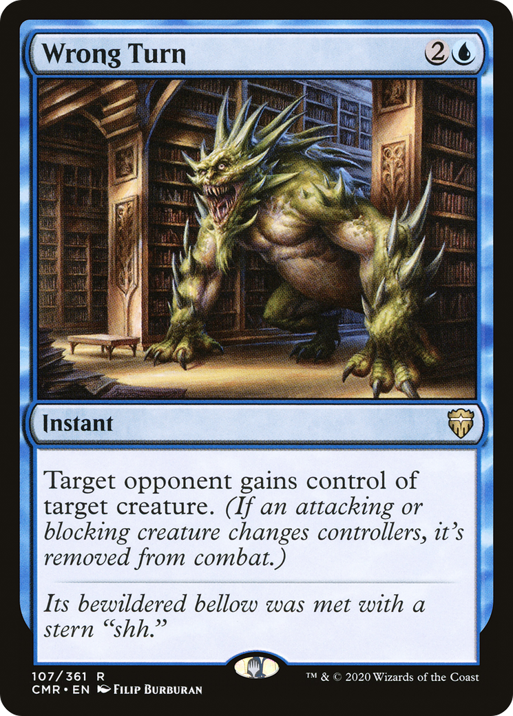 Wrong Turn (CMR-107) [Commander Legends]