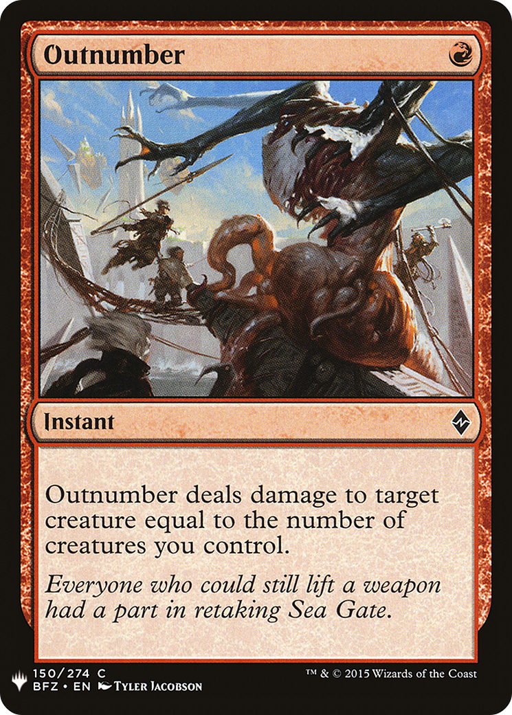 Outnumber (LIST-BFZ-150) [The List]