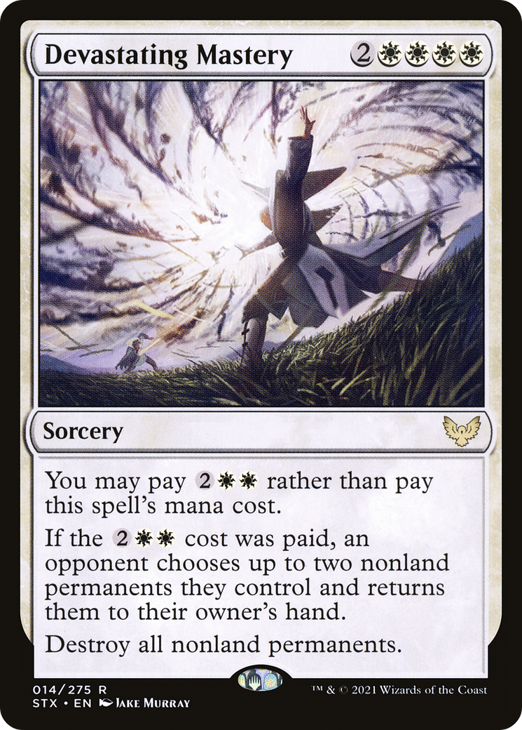 Devastating Mastery (STX-014) [Strixhaven: School of Mages] Foil