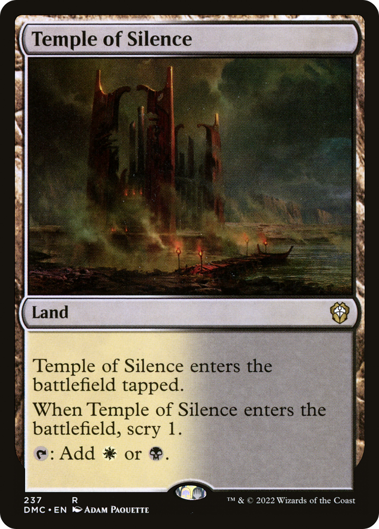 Temple of Silence (DMC-237) [Dominaria United Commander]