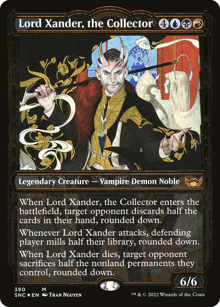Lord Xander, the Collector (SNC-380) [Streets of New Capenna]: (Showcase) Foil