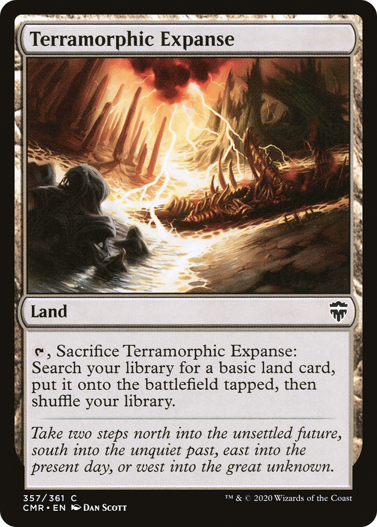 Terramorphic Expanse (CMR-357) [Commander Legends] Foil