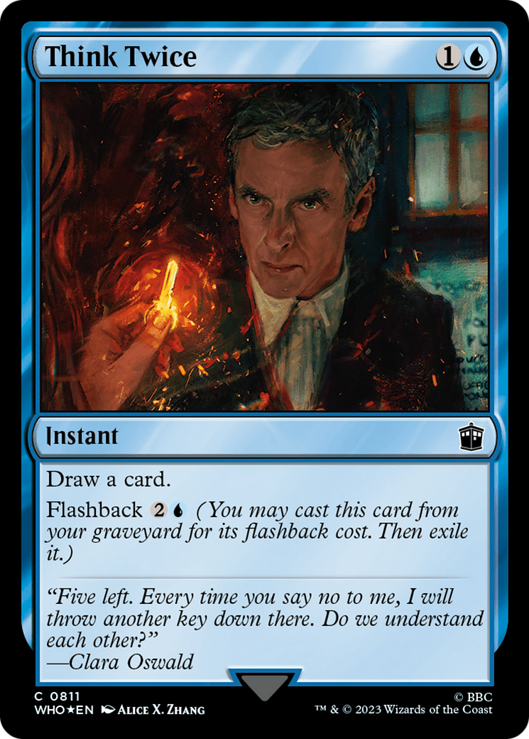 Think Twice (WHO-811) [Doctor Who] Foil