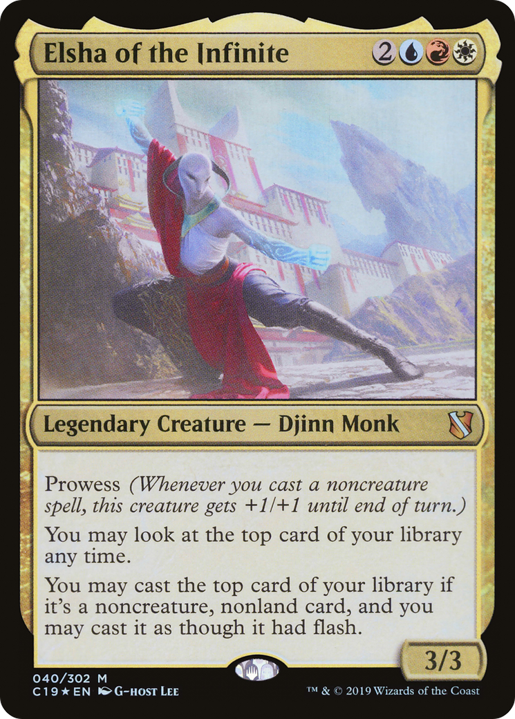 Elsha of the Infinite (C19-040) [Commander 2019] Foil