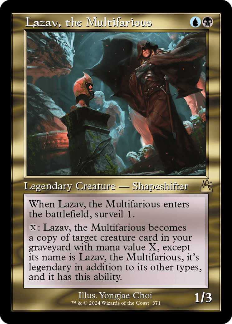 Lazav, the Multifarious (RVR-371) [Ravnica Remastered] Foil