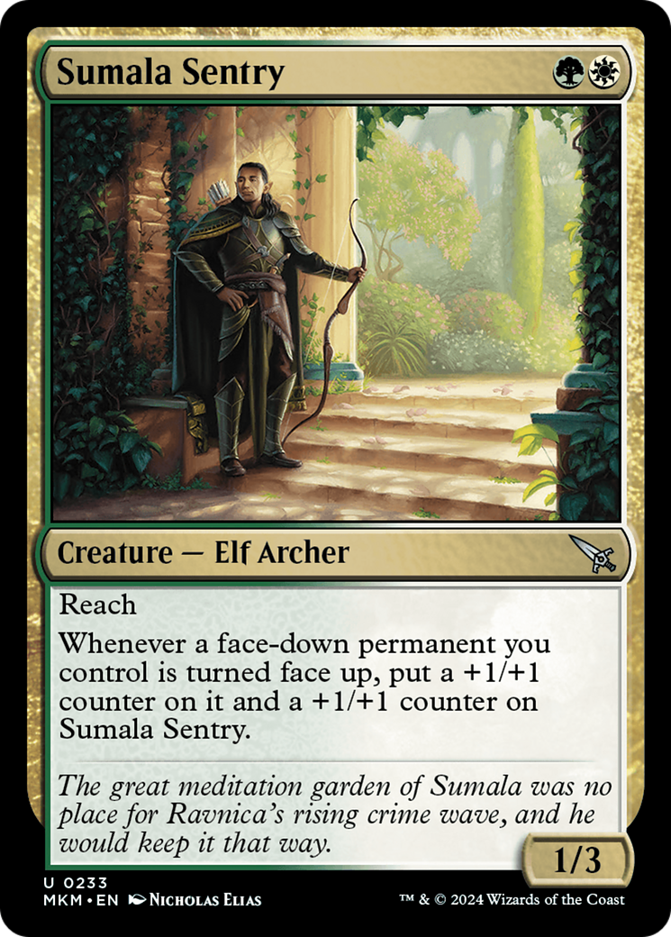 Sumala Sentry (MKM-233) [Murders at Karlov Manor] Foil