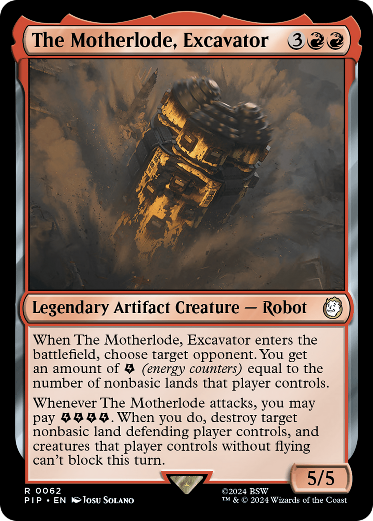 The Motherlode, Excavator (PIP-062) [Fallout]