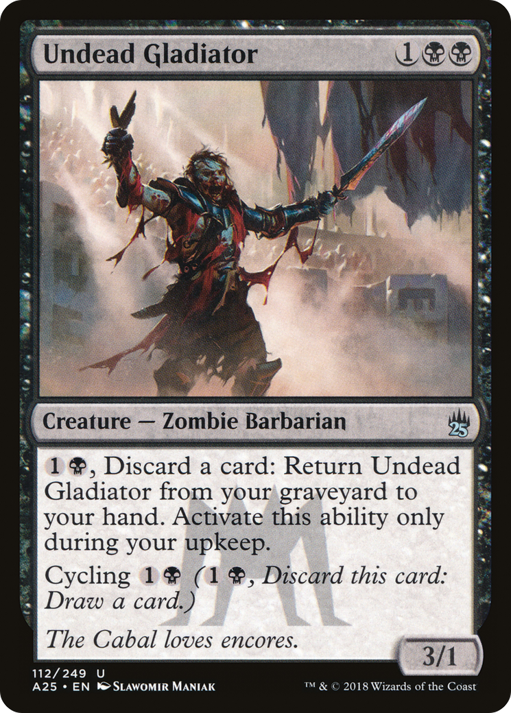 Undead Gladiator (A25-112) [Masters 25]