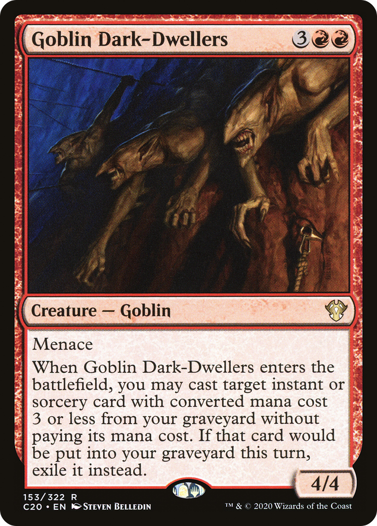 Goblin Dark-Dwellers (C20-153) [Commander 2020]