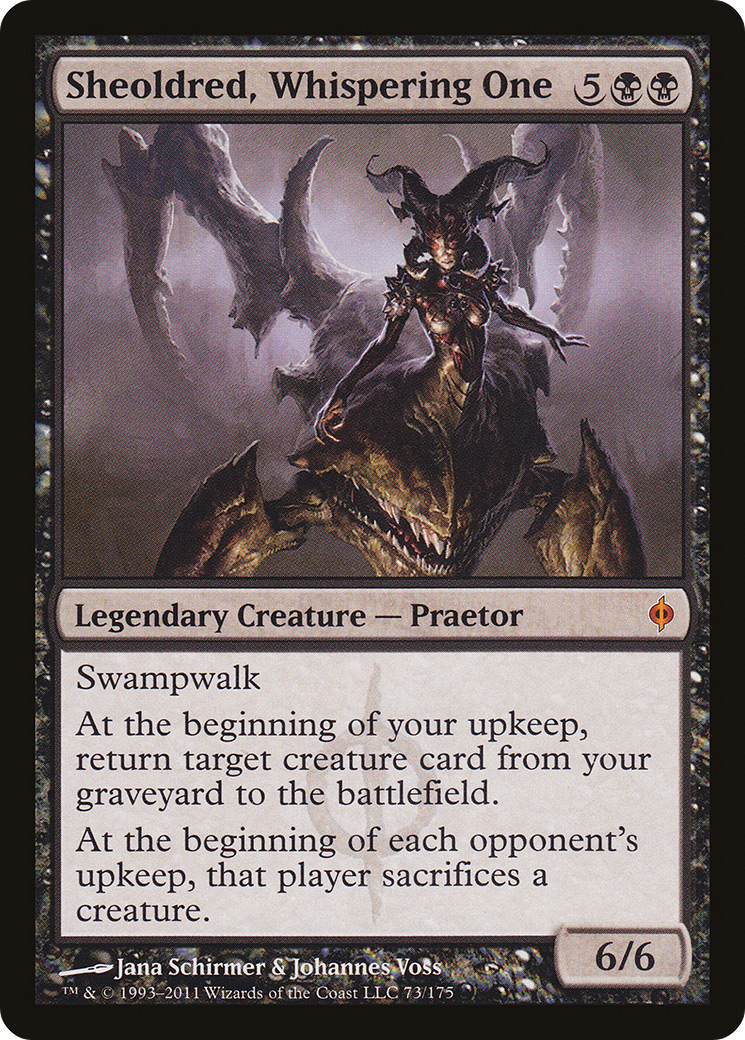Sheoldred, Whispering One (NPH-073) [New Phyrexia] Foil