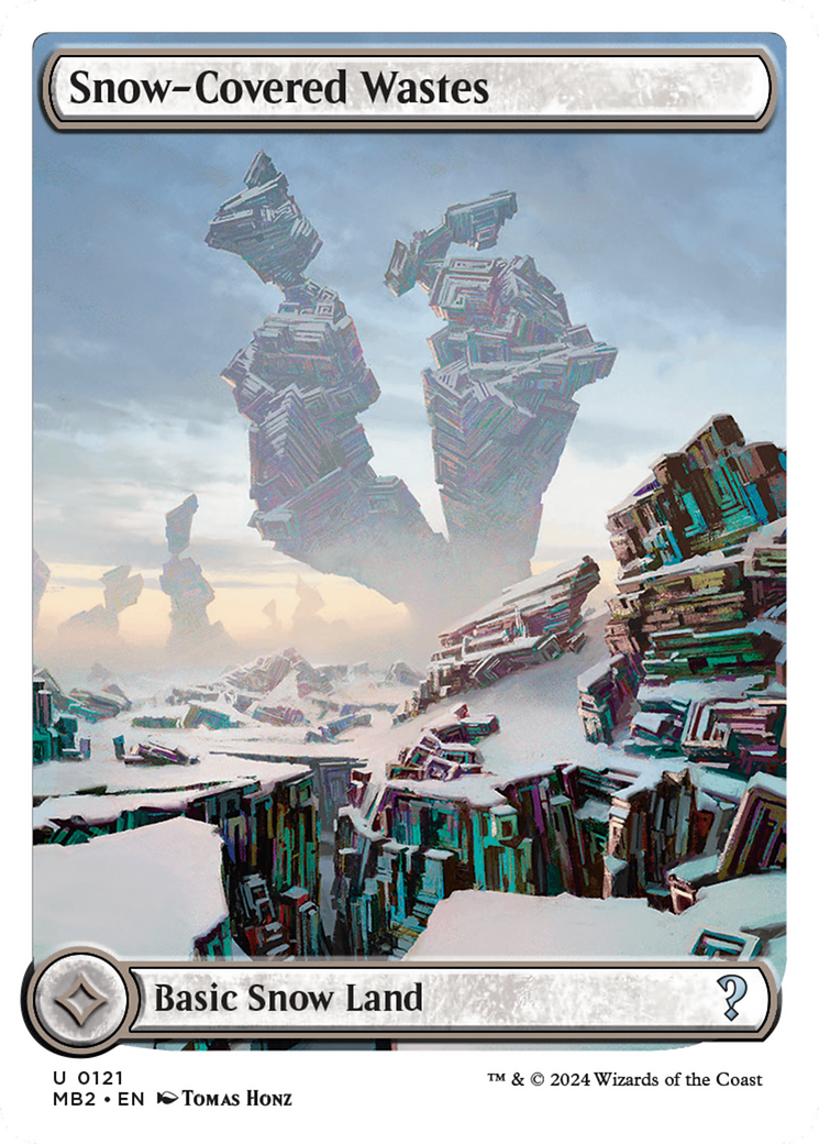 Snow-Covered Wastes (MB2-121) [Mystery Booster 2]: (snow)