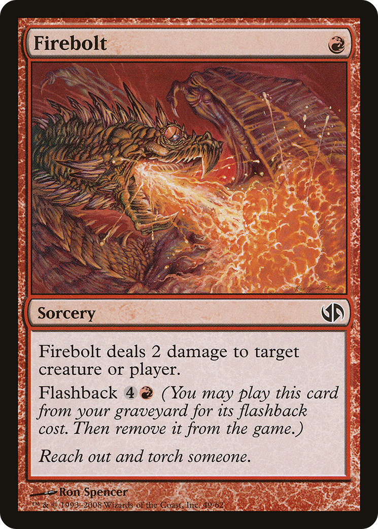 Firebolt (DD2-049) [Duel Decks: Jace vs. Chandra]