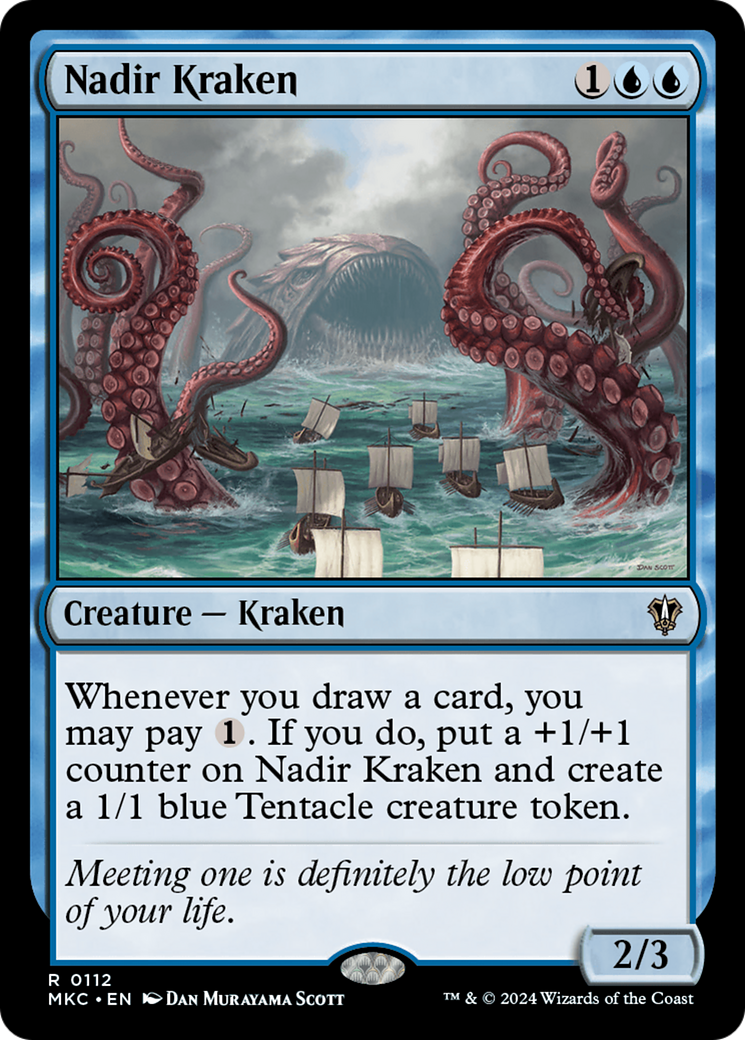 Nadir Kraken (MKC-112) [Murders at Karlov Manor Commander]
