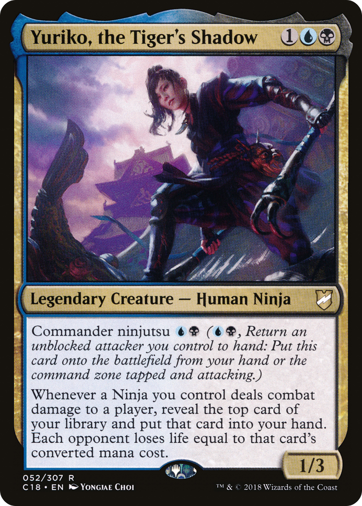Yuriko, the Tiger's Shadow (C18-052) [Commander 2018]