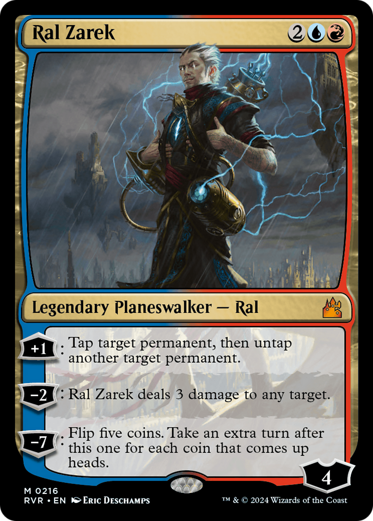 Ral Zarek (RVR-216) [Ravnica Remastered] Foil