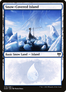 Snow-Covered Island (KHM-278) [Kaldheim]: (snow)