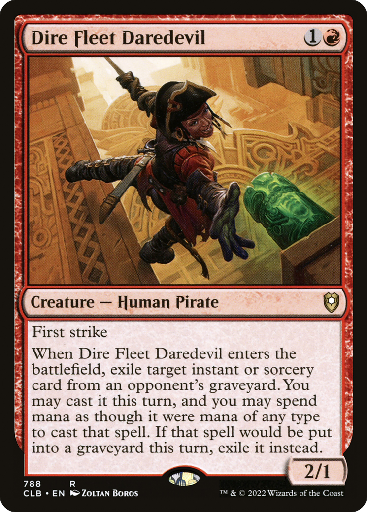 Dire Fleet Daredevil (CLB-788) [Commander Legends: Battle for Baldur's Gate]