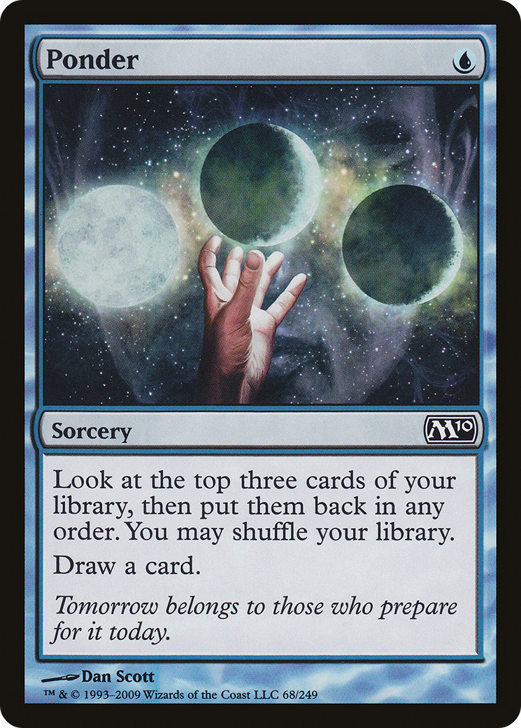 Ponder (M10-068) [Magic 2010]