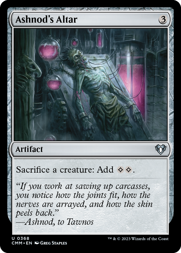 Ashnod's Altar (CMM-368) [Commander Masters] Foil
