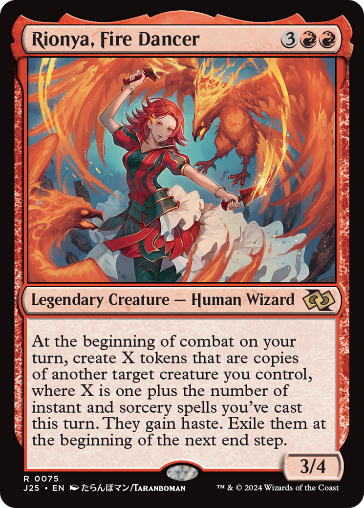 Rionya, Fire Dancer (J25-075) [Foundations Jumpstart]