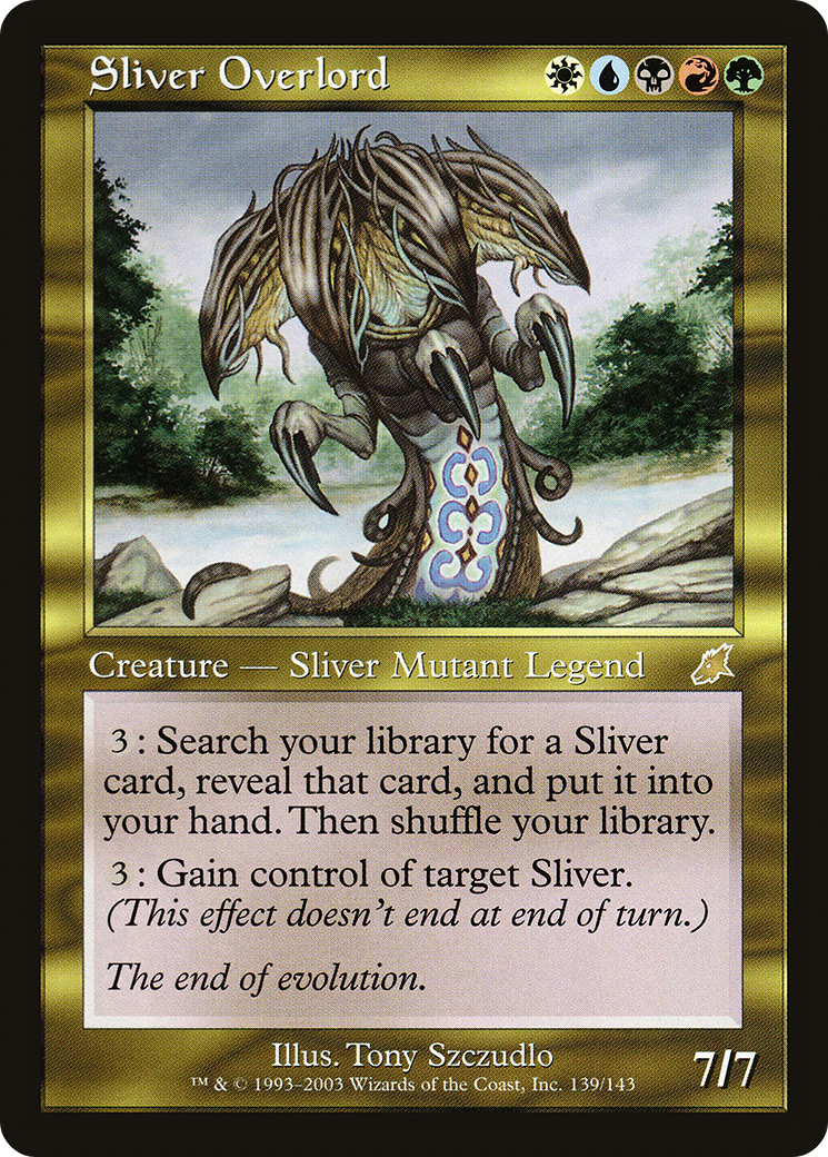 Sliver Overlord (SCG-139) [Scourge] Foil