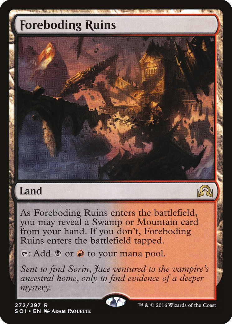 Foreboding Ruins (SOI-272) [Shadows over Innistrad] Foil