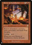 Decree of Annihilation (LIST-SCG-85) [The List]